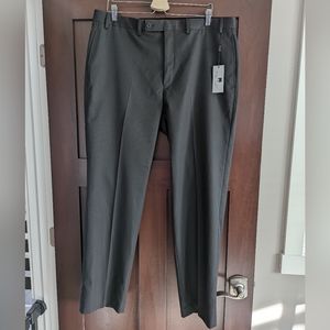 Michael Strahan Men's Dress Pants, 38x32, Black, NWT